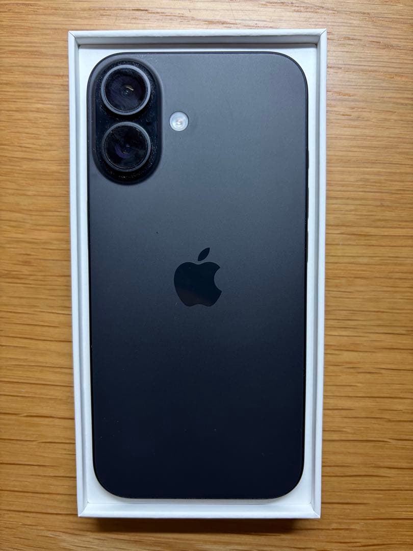 【美品・動作良好】iPhone16 128GB ブラック SIMフリー