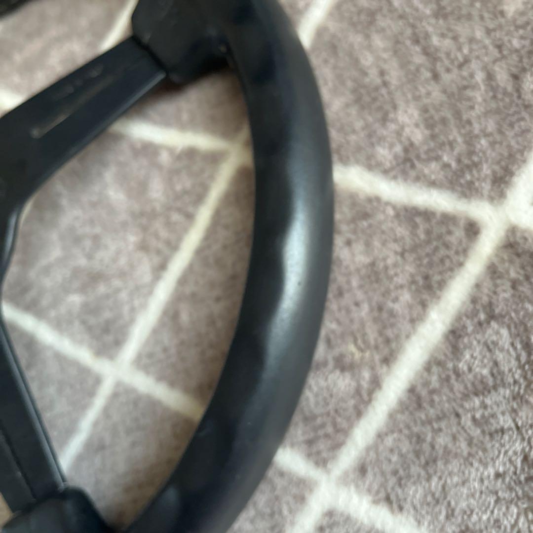 【中古】NARDI ナルディ クラシック ブラックレザー＆ブラックスポーク 33