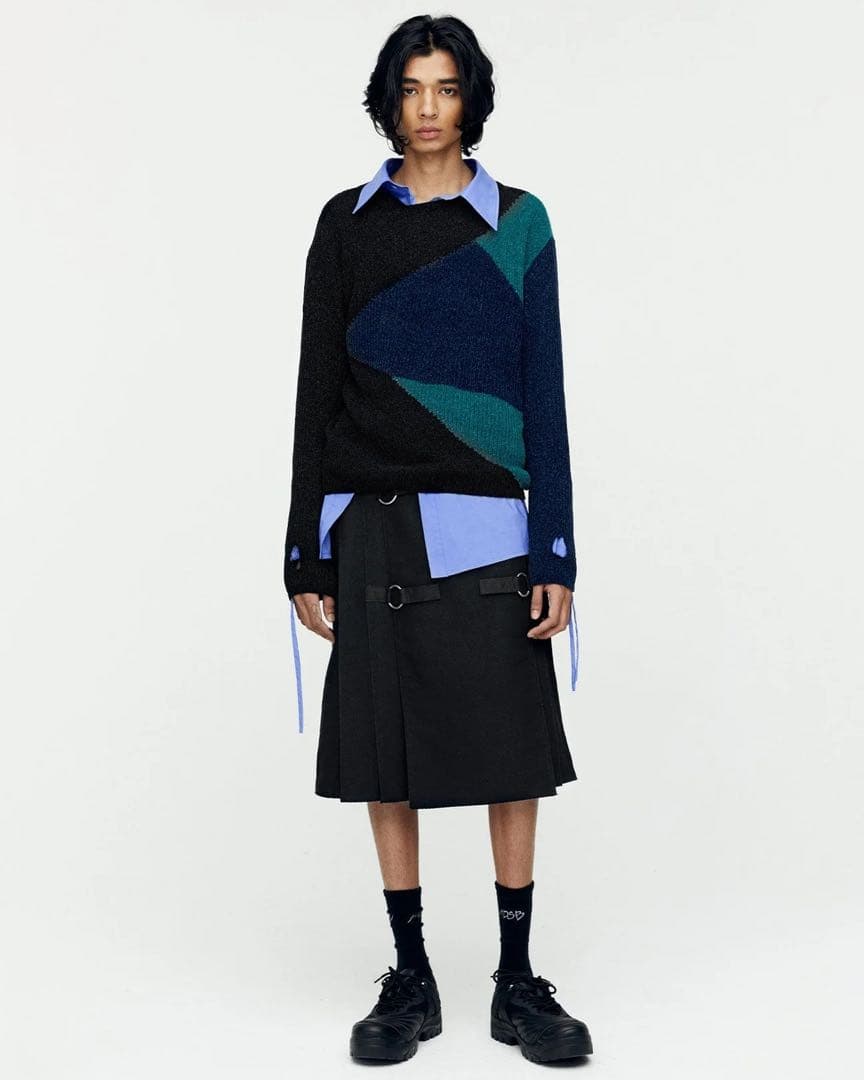 【ANDERSSON BELL】 FITE CREW-NECK SWEATER