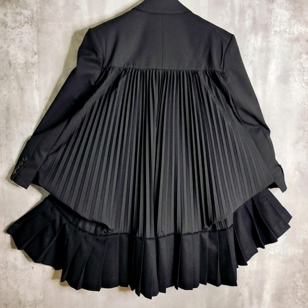 【21AWランウェイモデル・美品】ジュンヤワタナベ プリーツドッキングジャケット