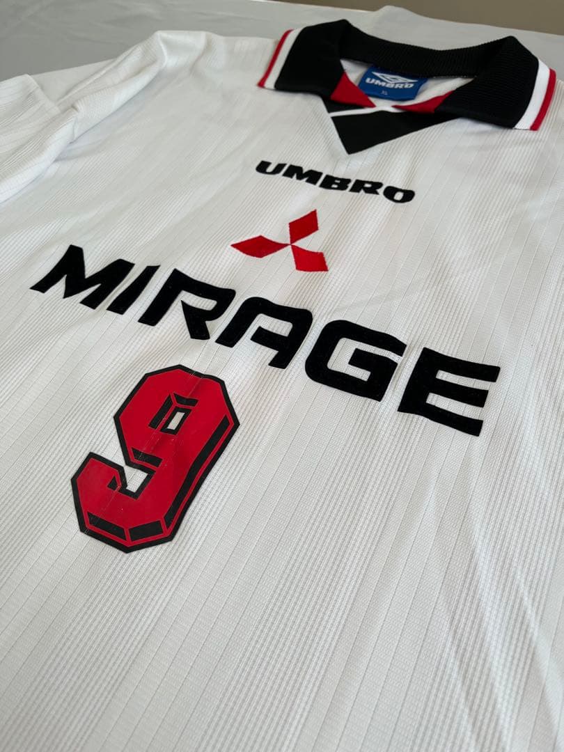 【美品 貴重】1997年 浦和レッズ アウェイ ユニフォーム NO.9サイズXL