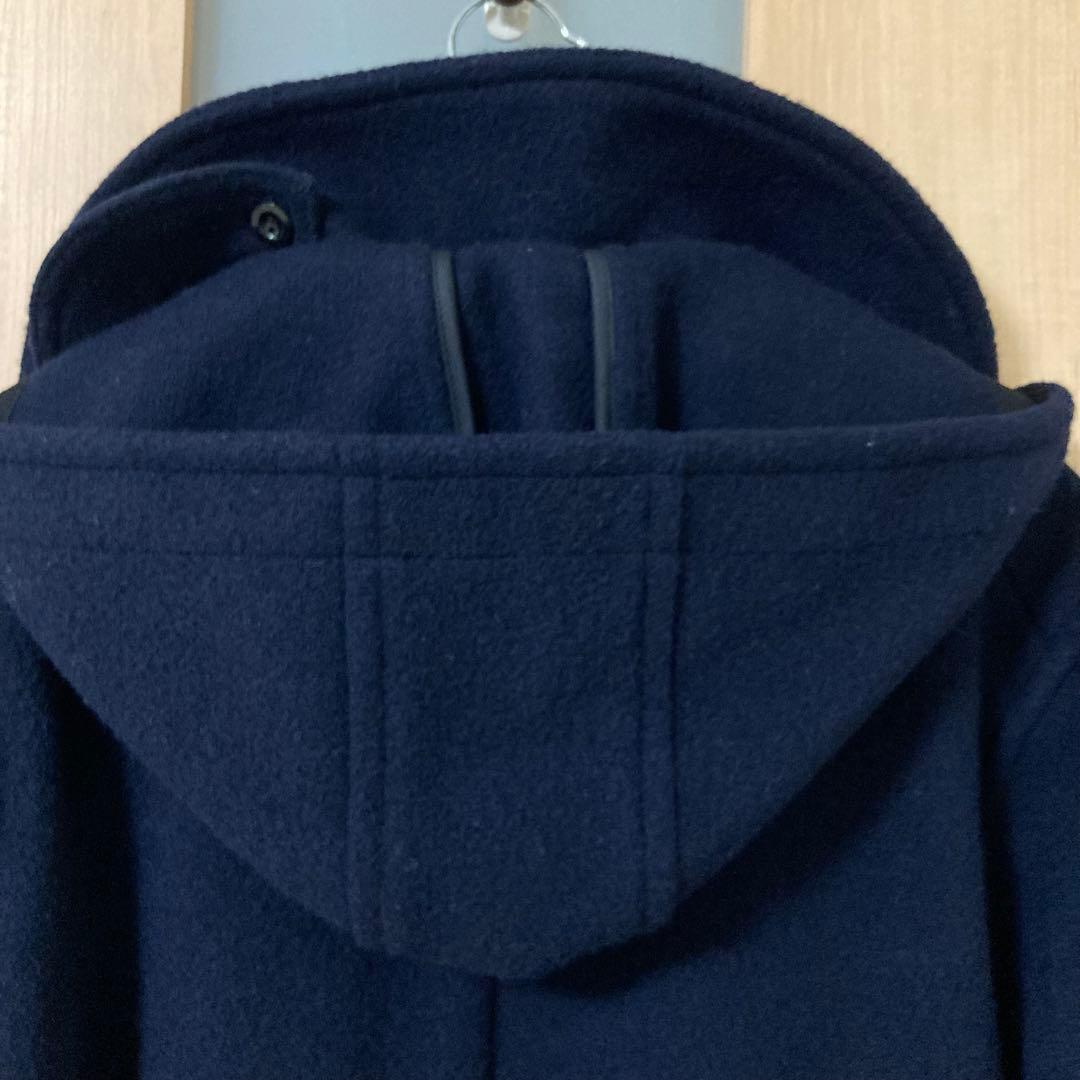 【美品】DANTON ウールモッサ フードコート 2WAYネイビー　XL 42