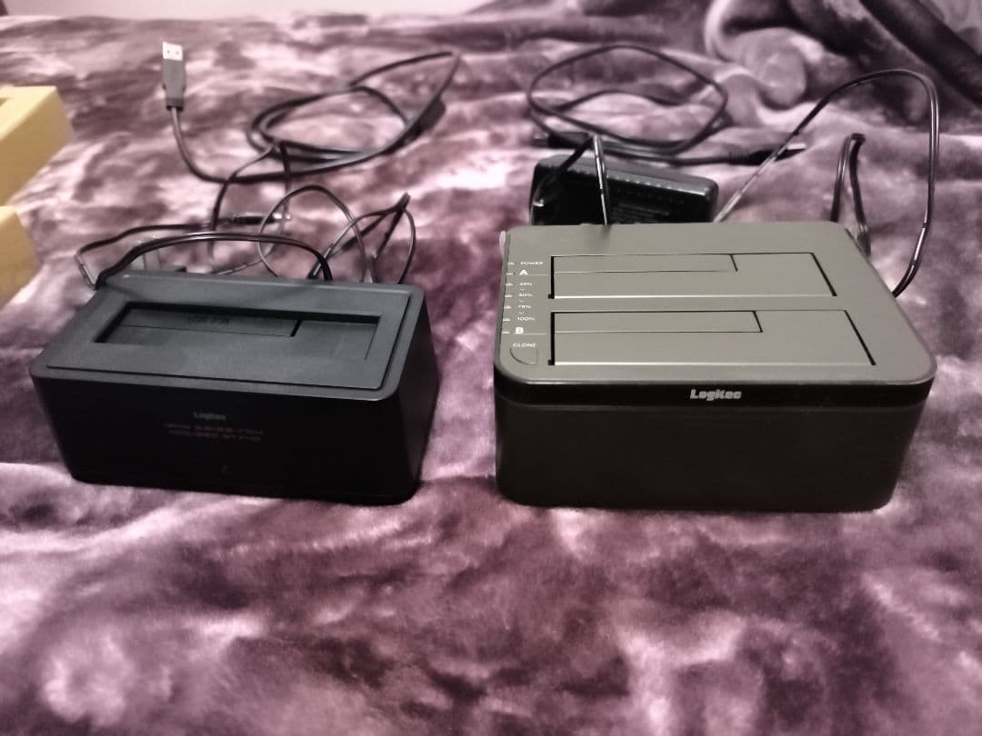 WD80EAAZ 8TB HDD 3台 ＆ Logitecスタンド2台 セット