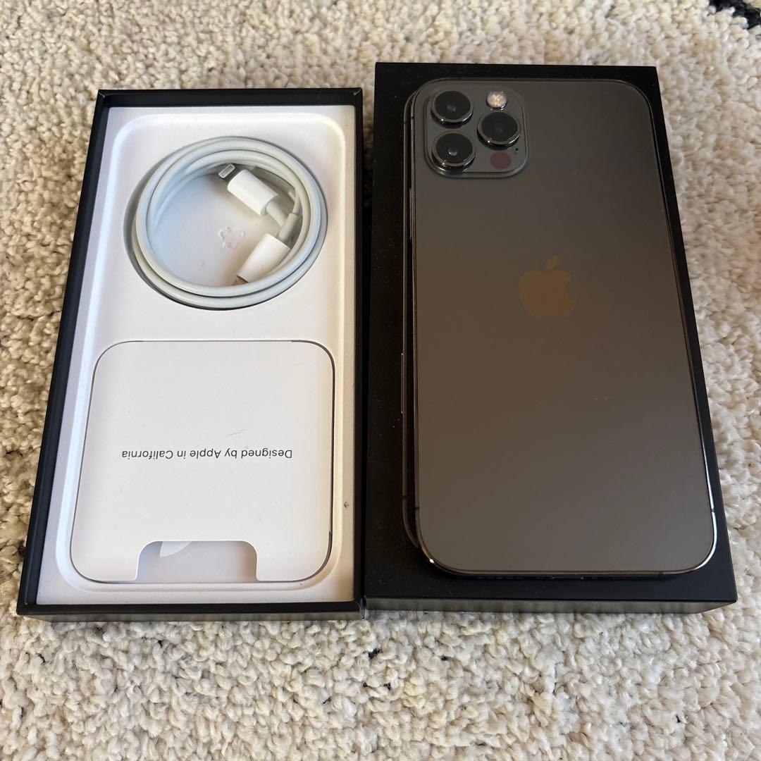 Apple iPhone Pro 12 グラファイト　ブラック　本体