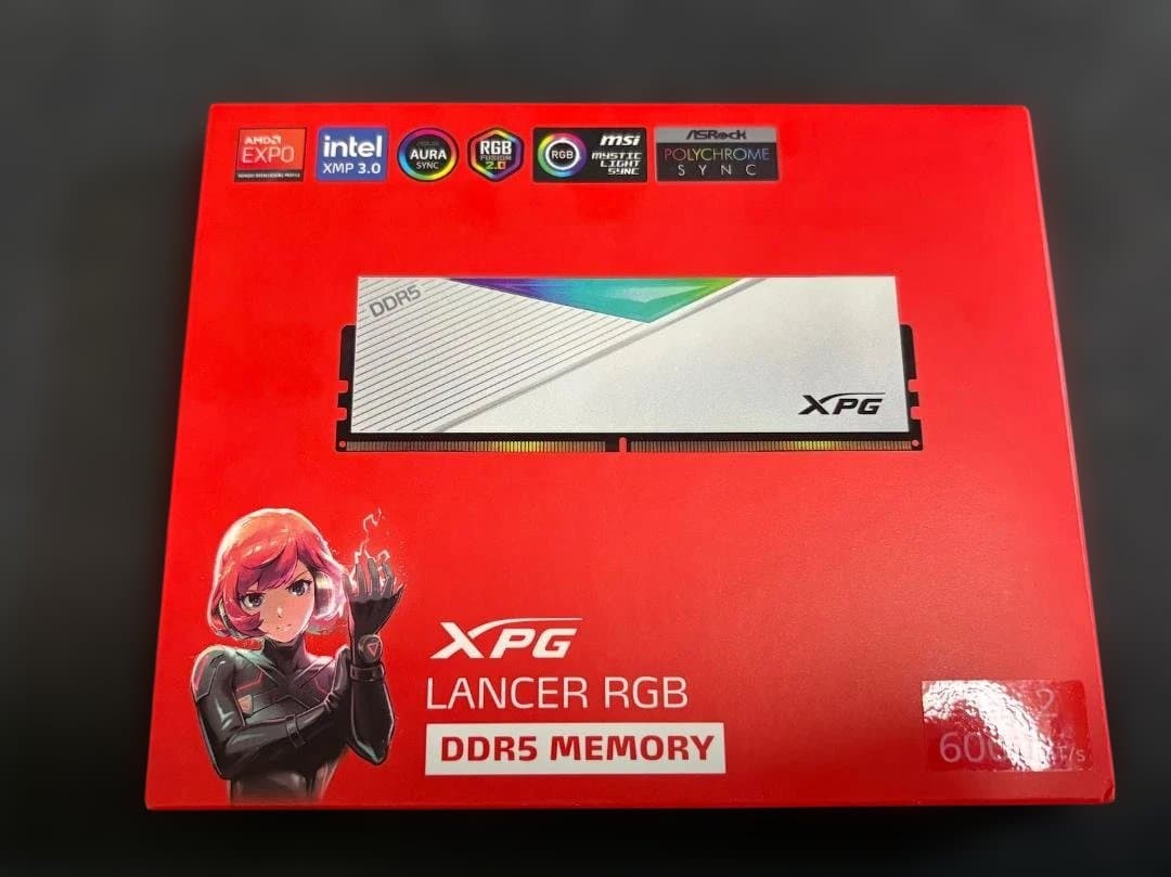 新品　XPG LANCER RGB DDR5 16GBx2 メモリ