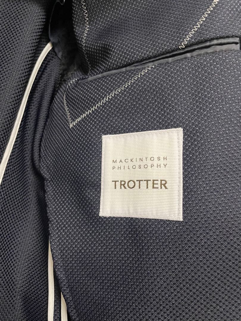 新品 マッキントッシュ フィロソフィー トロッター #000 38R ネイビー
