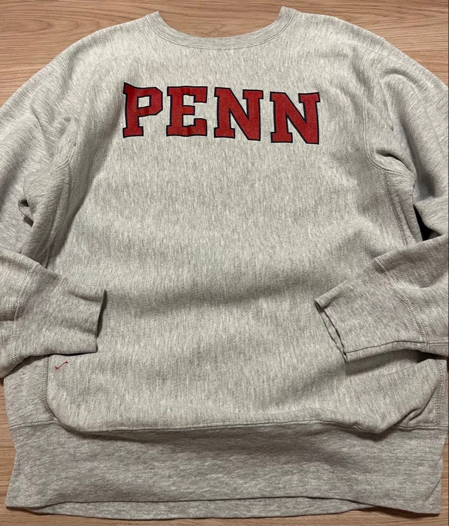 80s CHAMPION リバース カレッジ PENN アイビー 古着 XXL