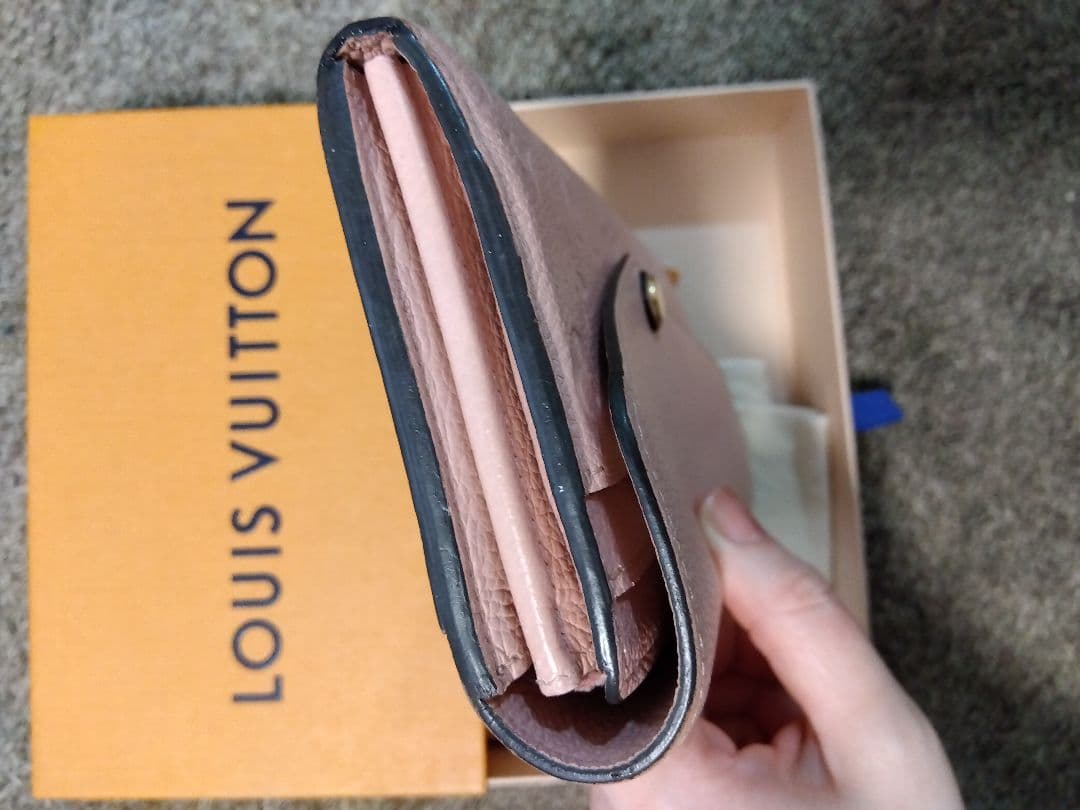 ヴィトン アンプラント ポルトフォイユ 長財布 ピンク