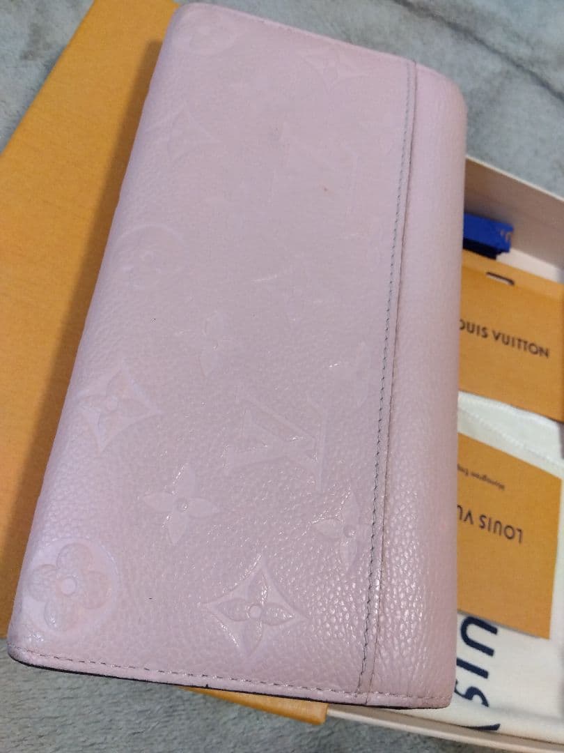 ヴィトン アンプラント ポルトフォイユ 長財布 ピンク