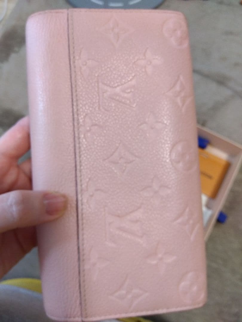 ヴィトン アンプラント ポルトフォイユ 長財布 ピンク