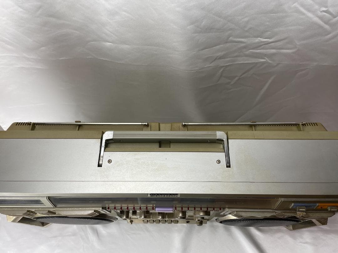 80年代 CONION C-100F レトロラジカセ シルバー