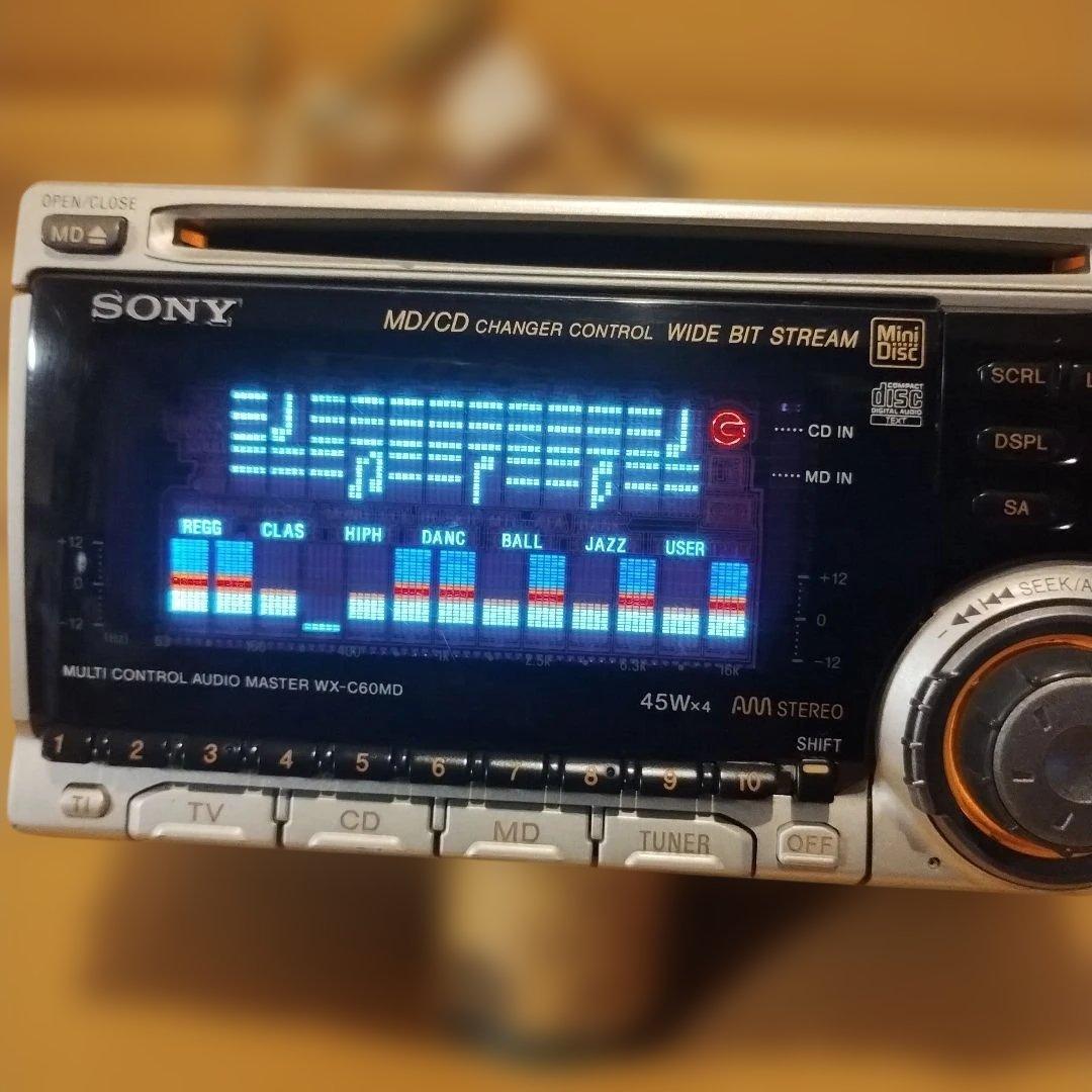 当時物SONY　ＷＸ―C60MDスペアナヘッドユニット