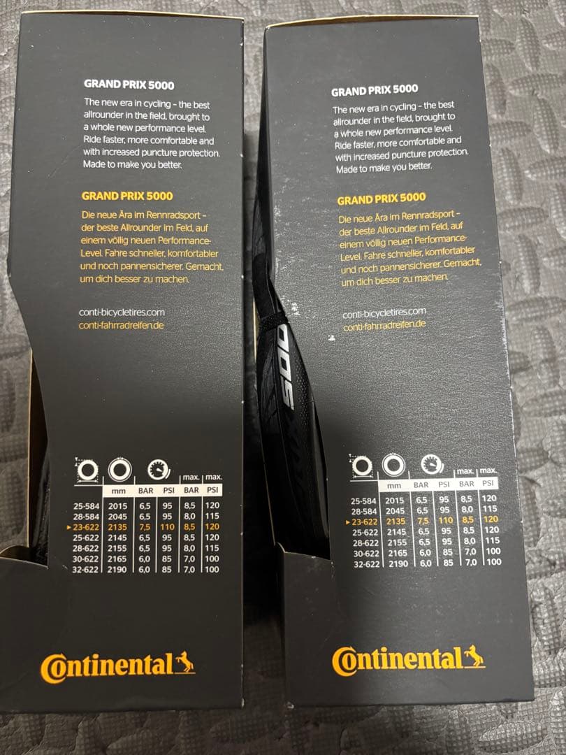 Continental GP5000 クリンチャー 700×23c 新品