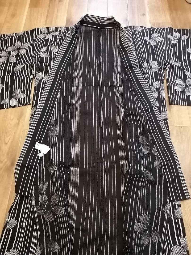 浴衣単品　JKコシノジュンコ　ブラック系　日本製