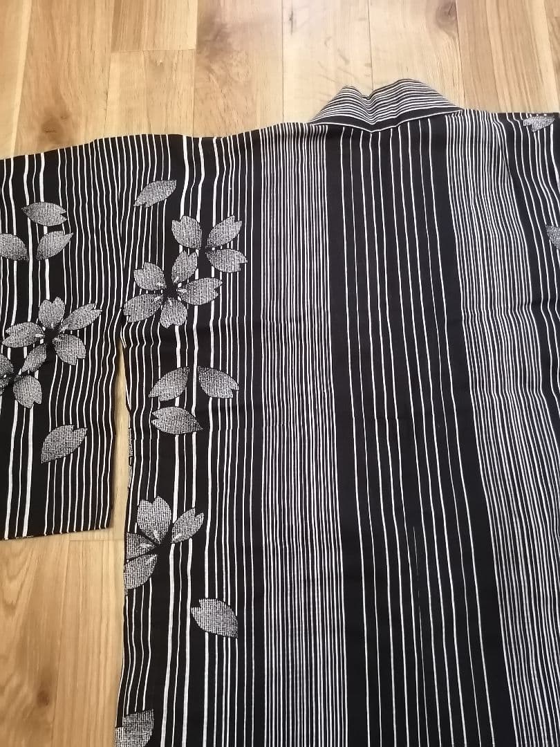 浴衣単品　JKコシノジュンコ　ブラック系　日本製