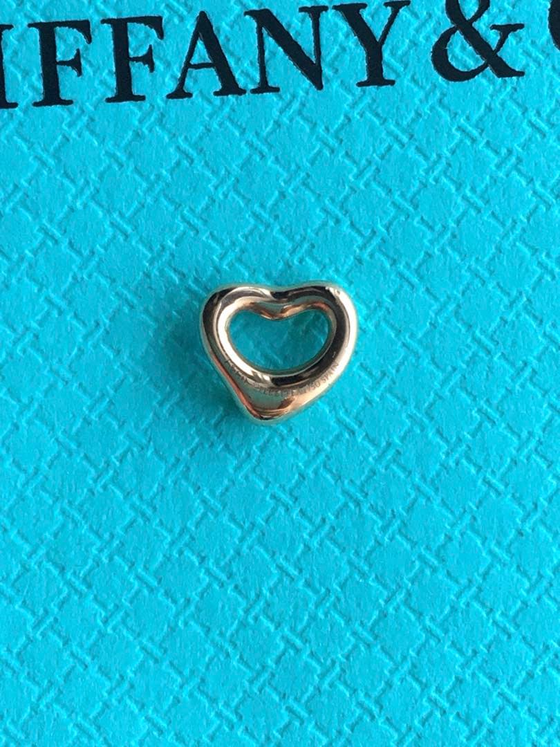 TIFFANY&Co.ティファニー　Au750 オープンハートペンダントトップ