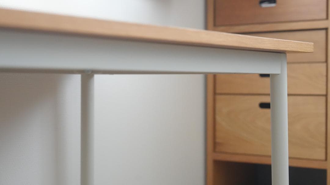 【廃盤希少】無印　デスク　オーク材　美品