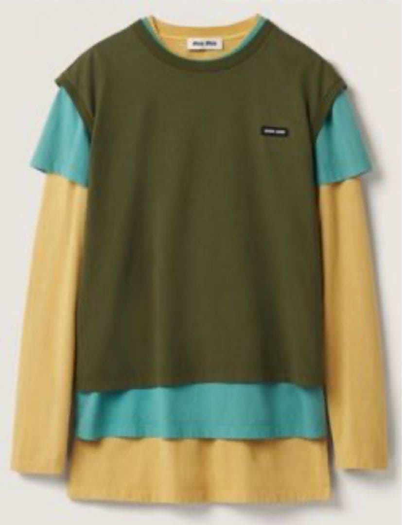 MIUMIU ミュウミュウ ジャージーTシャツ