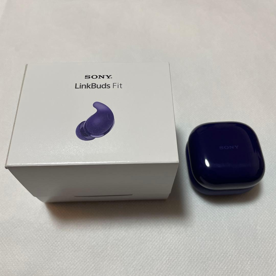 【美品・付属品完備】SONY LinkBuds Fit バイオレット｜快適装着