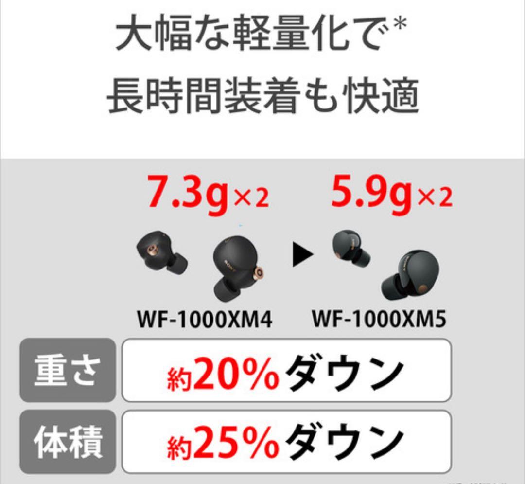 数量限定　ソニー ワイヤレス イヤホン WF1000XM5S