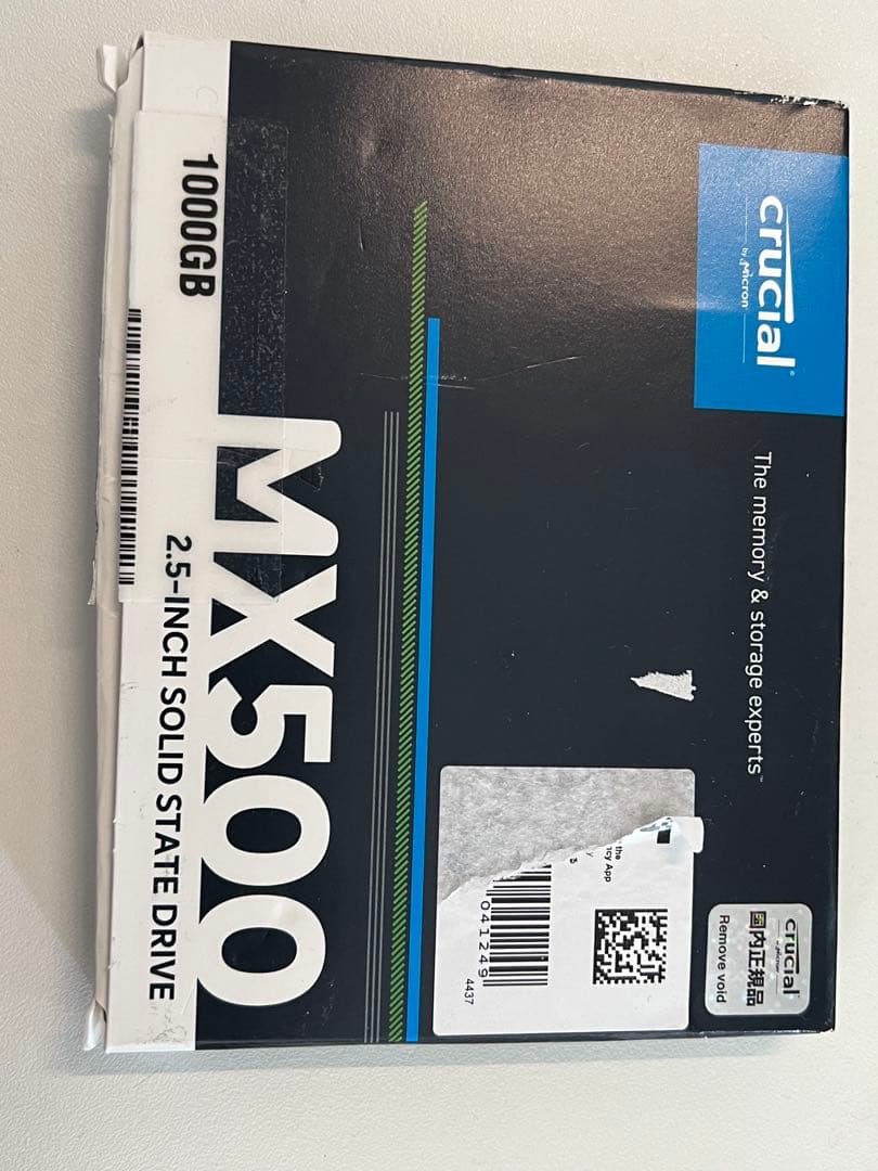 ジャンク品　Crucial MX500 1000GB 2.5インチSSD
