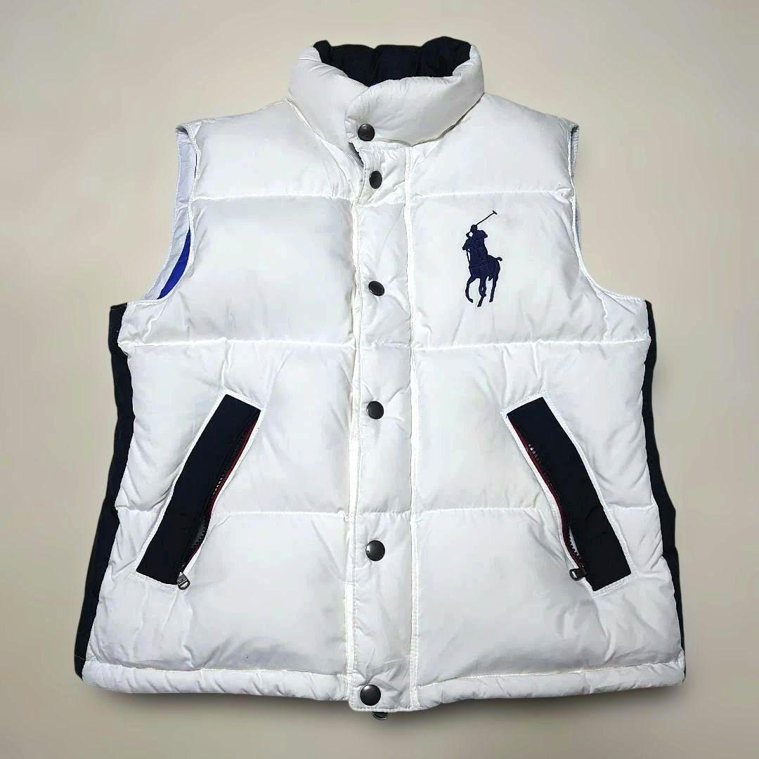 RalphLauren　ビッグポニーダウンベスト　ホワイト