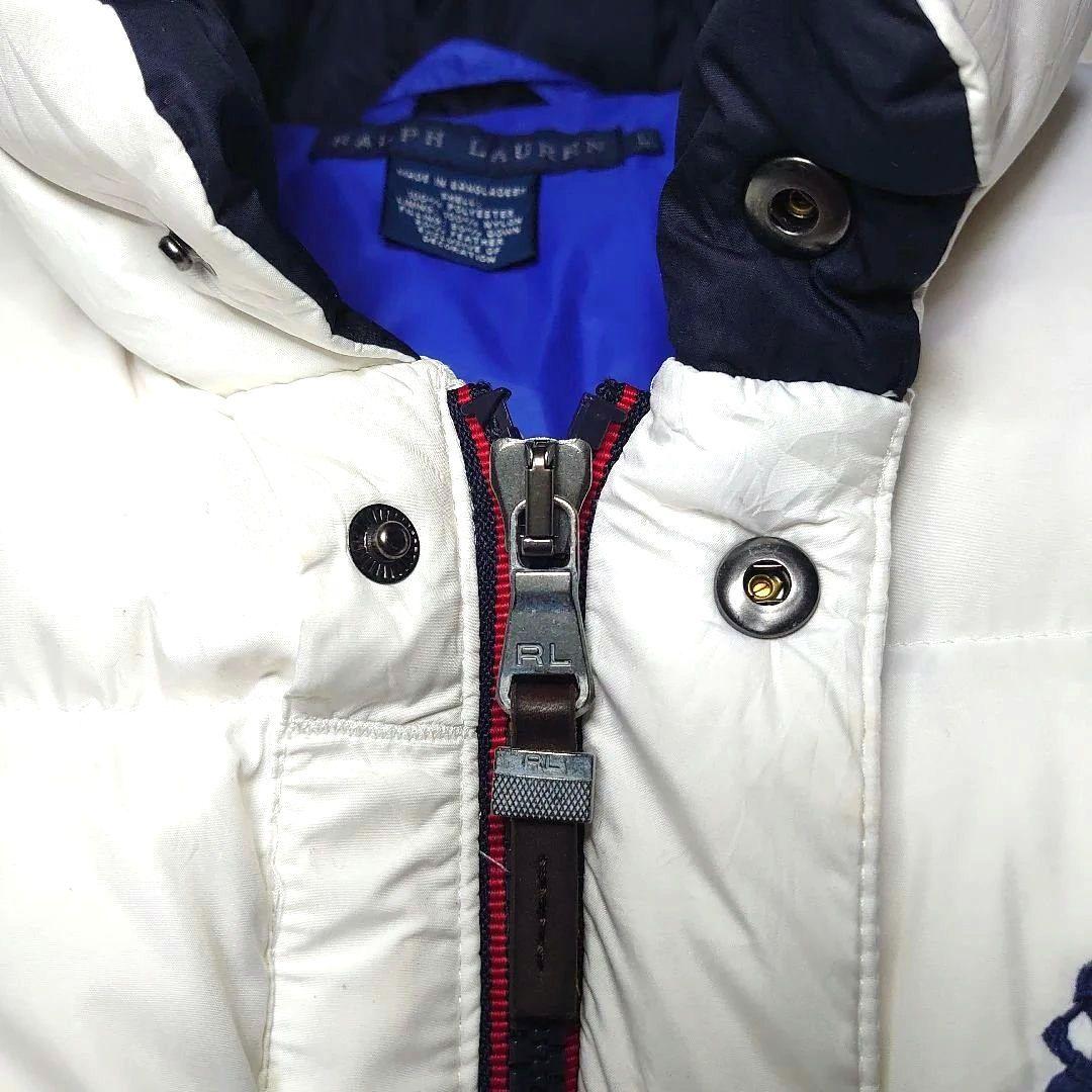 RalphLauren　ビッグポニーダウンベスト　ホワイト