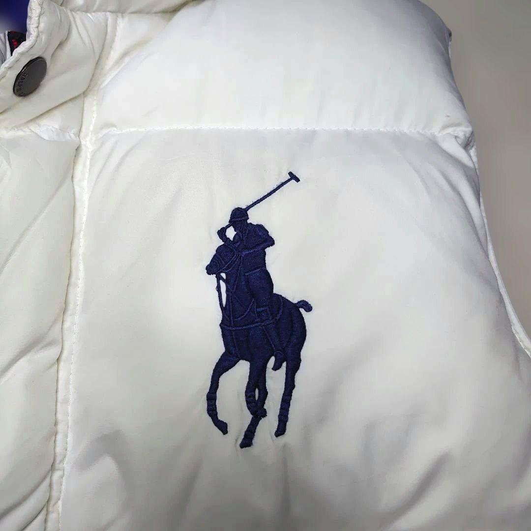 RalphLauren　ビッグポニーダウンベスト　ホワイト