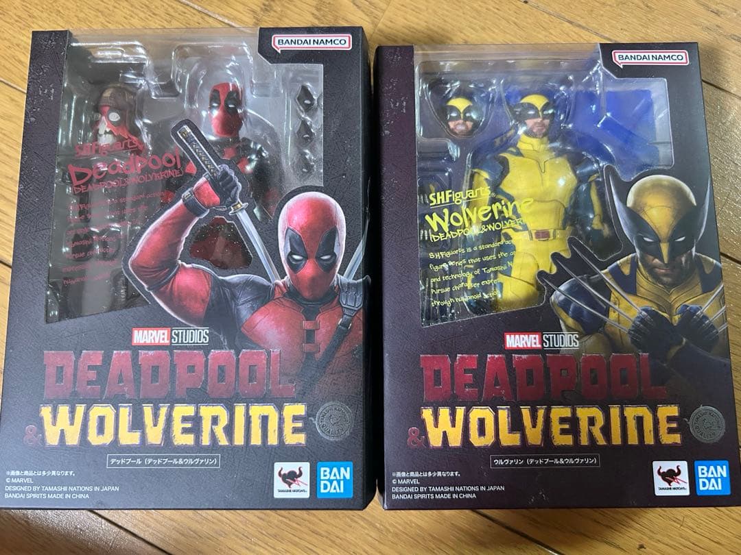 ゆ*げ様 s.h.figuarts デッドプール　ウルヴァリン　セット