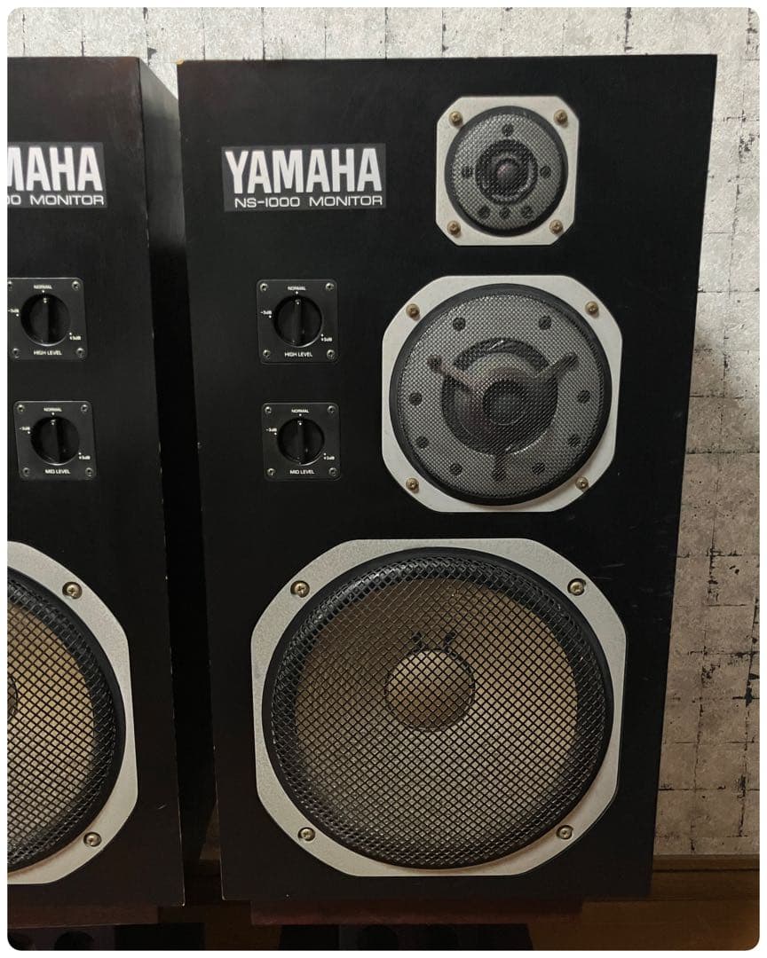 R【シリアル連番ペア】YAMAHA NS-1000M モニタースピーカー 名機