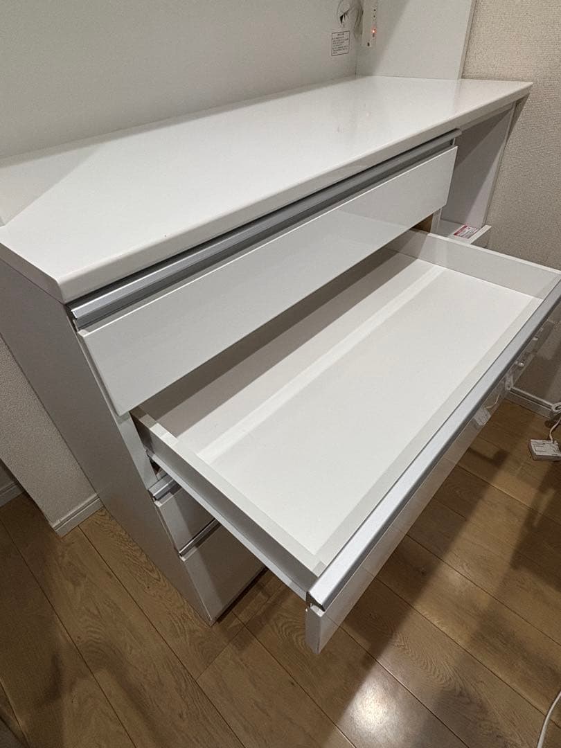 引き取り限定 ハイグレード 食器棚 キッチン棚 白 キャビネット キッチンボード