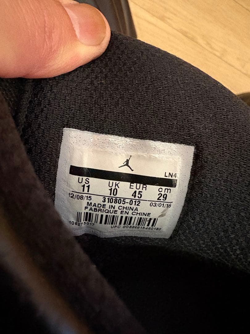 AIR JORDAN 10 ブラック 29cm【ジョーダン】NYC