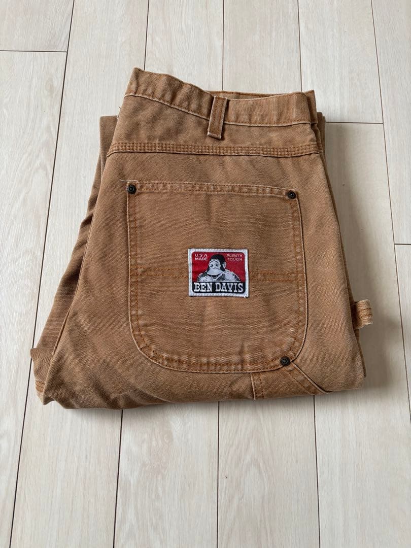 ベンデイビス　ダブルニーパンツ　ダックパンツ　W36 L30 カーハート 希少