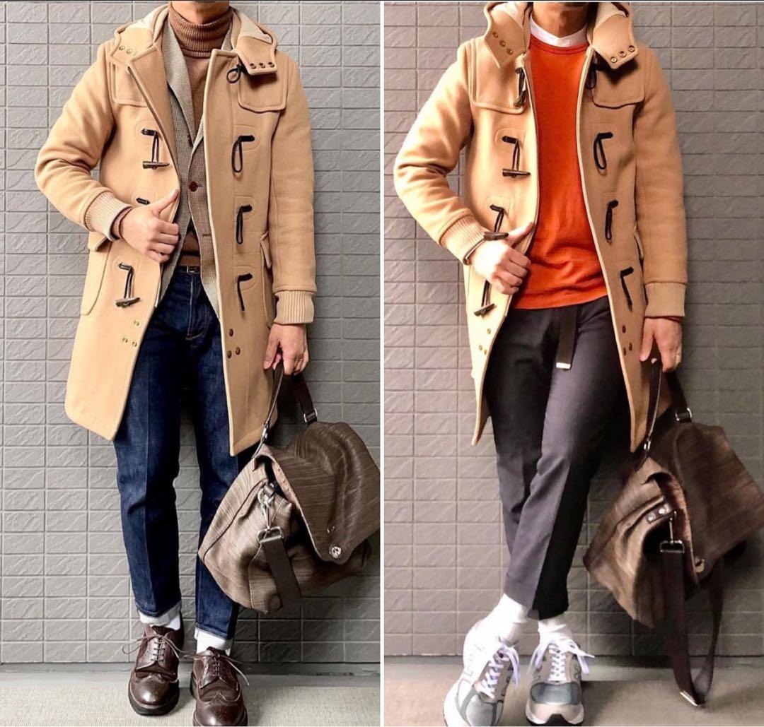 くんゆた様購入用【scye basics】定番メルトンダッフルコート 36