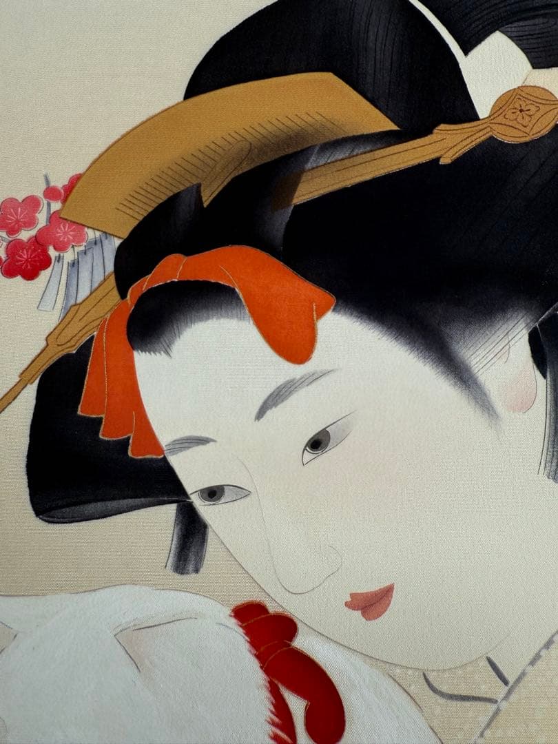 T15 伝統工芸士副会長 摺師 本田春麗 限定17/60部 原画（目黒雅叙園）猫