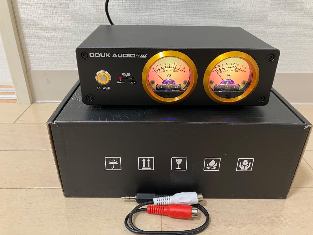 DOUK AUDIO VUメーター デュアルアナログ ディスプレイ