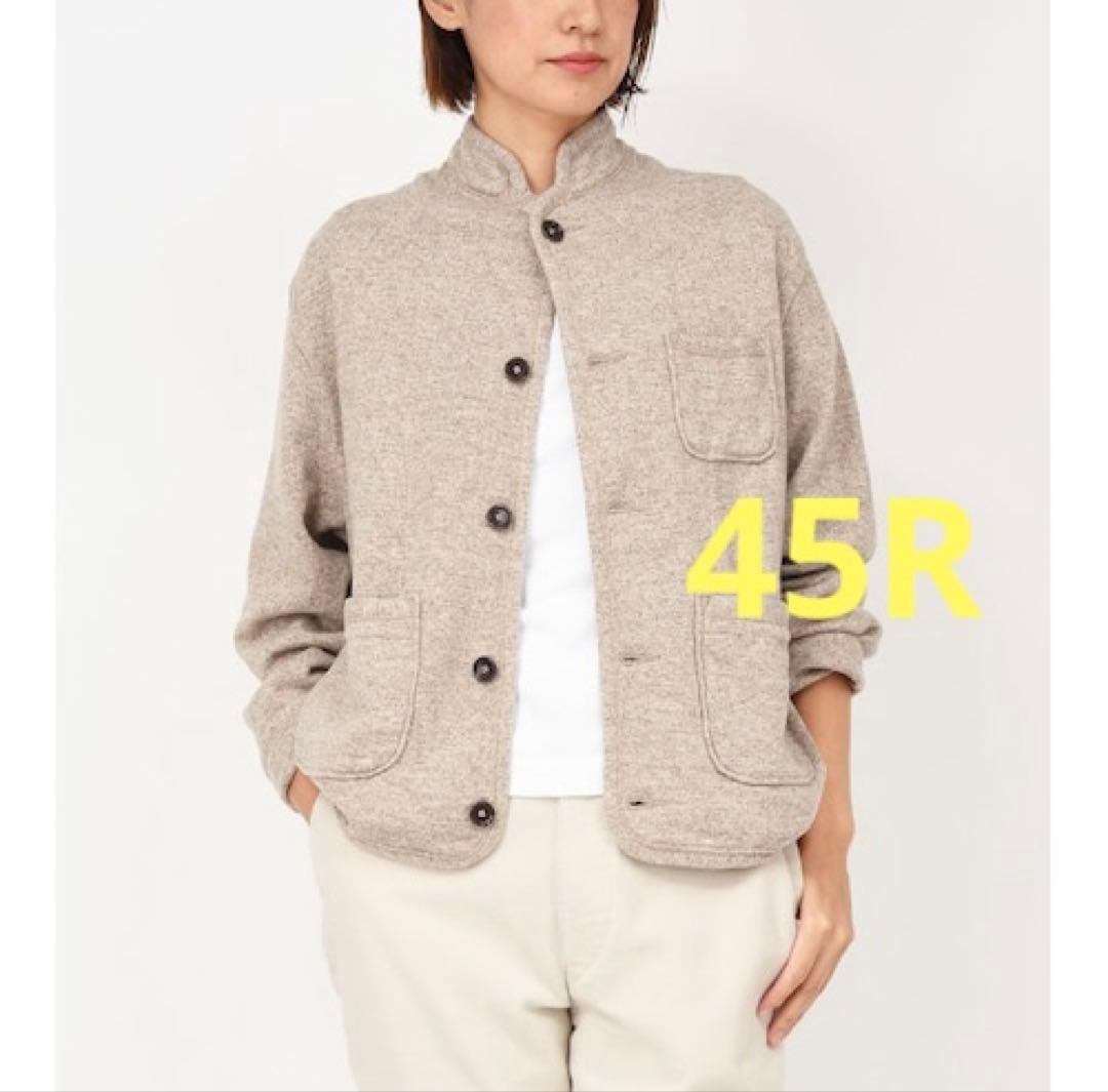 45R★ラムウールのニットジャケット★2