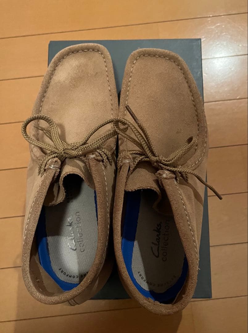 Clarks コレクション ベージュ チャッカブーツ　Clark’s ワラビー