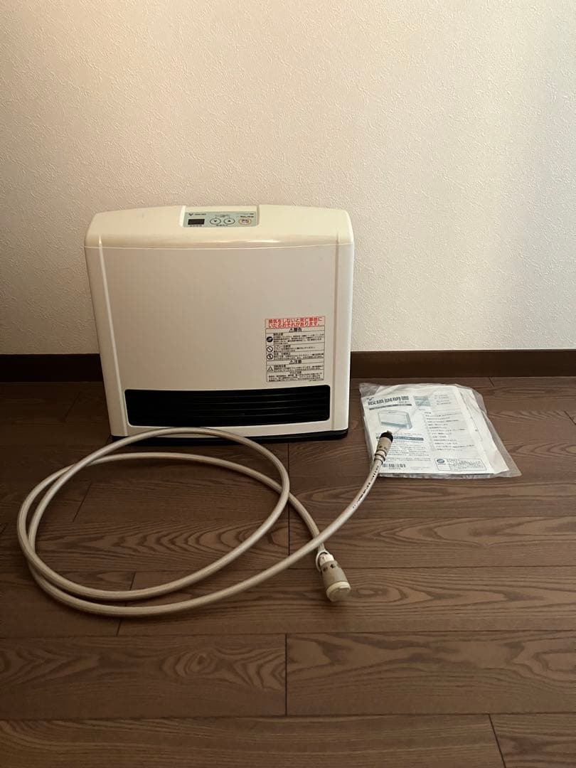 ガスファンヒーター 都市ガス　リンナイRCー24FHA ガスホース取扱説明書付き