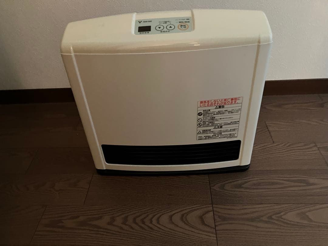 ガスファンヒーター 都市ガス　リンナイRCー24FHA ガスホース取扱説明書付き