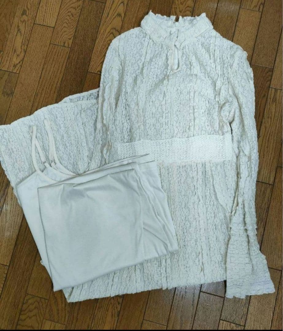 ワンピース Ameri VINTAGE VINTAGE LIKE LACE DRESS