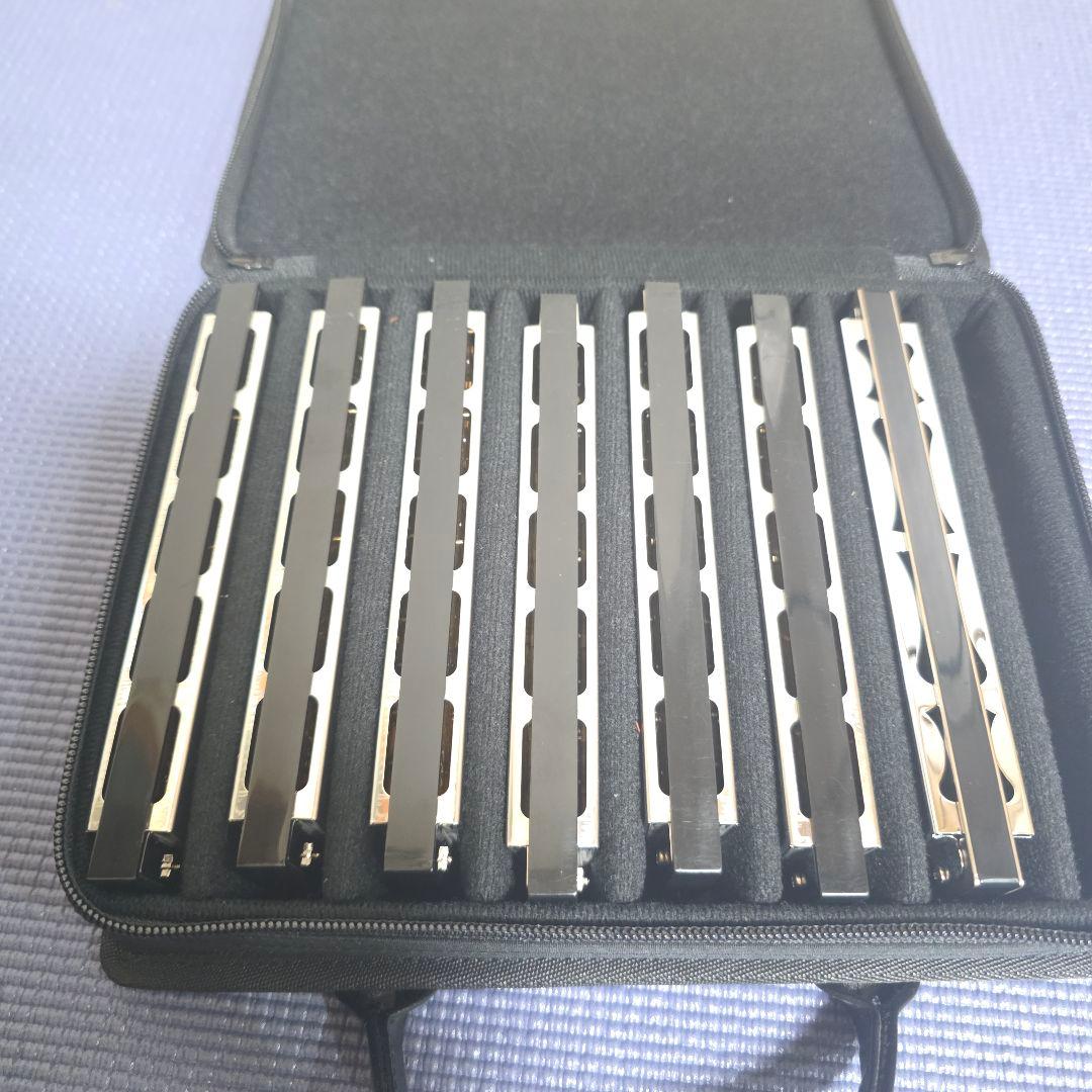 292】M. SUZUKI Humming トレモロハーモニカ　７本　TOMBO