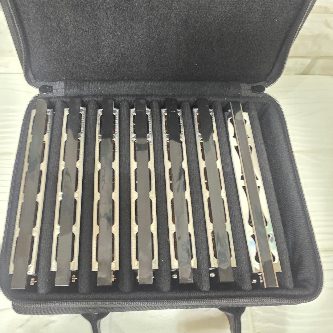 292】M. SUZUKI Humming トレモロハーモニカ　７本　TOMBO