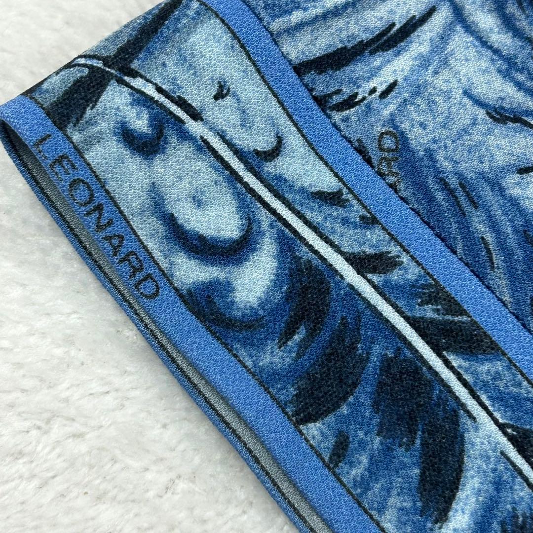 J707 美品 XL レオナール カンカン素材 カットソー レディース