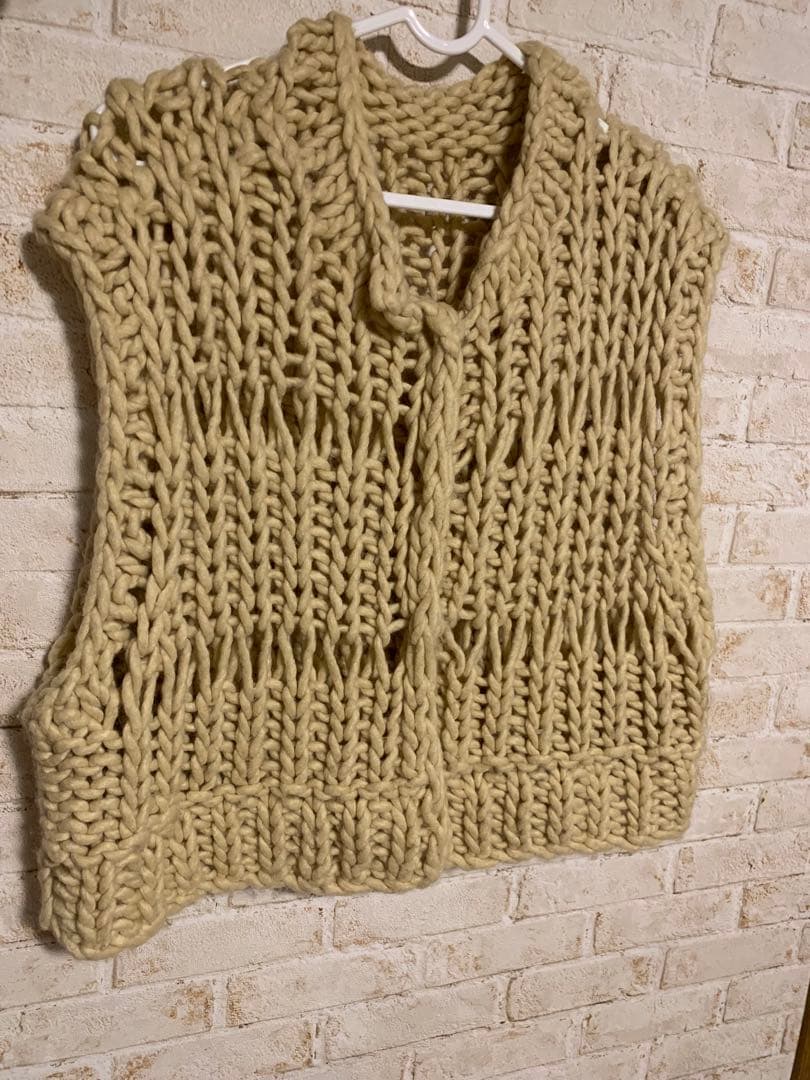トップス TODAYFUL chunky handknit vest