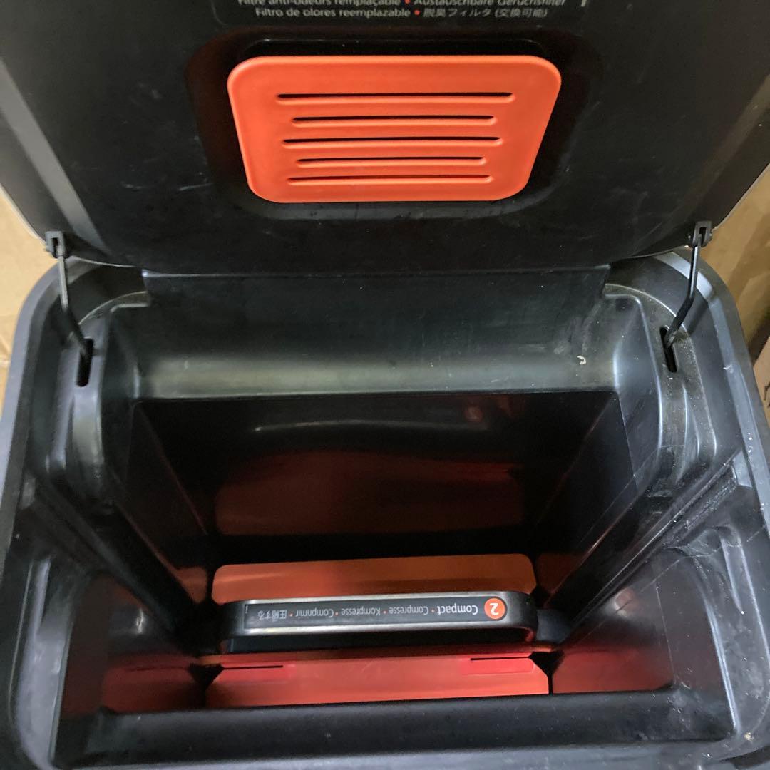 Joseph Joseph ゴミ箱 クラッシュボックス ステンレス 30L