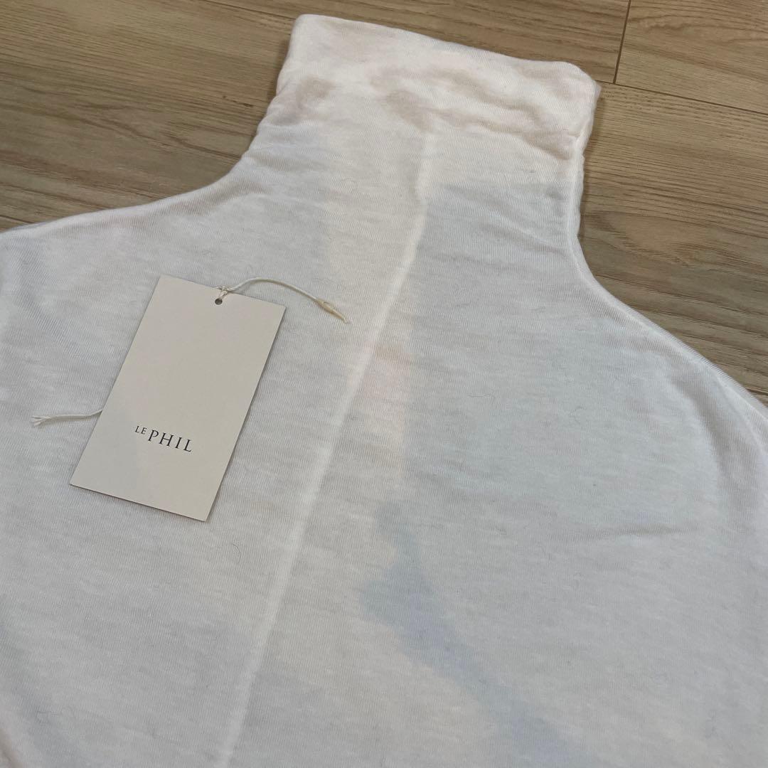 【LE PHIL】シアージャージートップス（白）