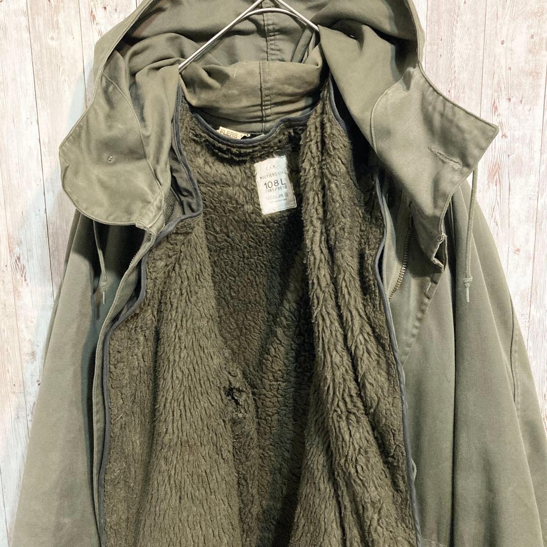 良品✨フランス軍 M64 モッズコート ライナー付き カーキ 古着 108L