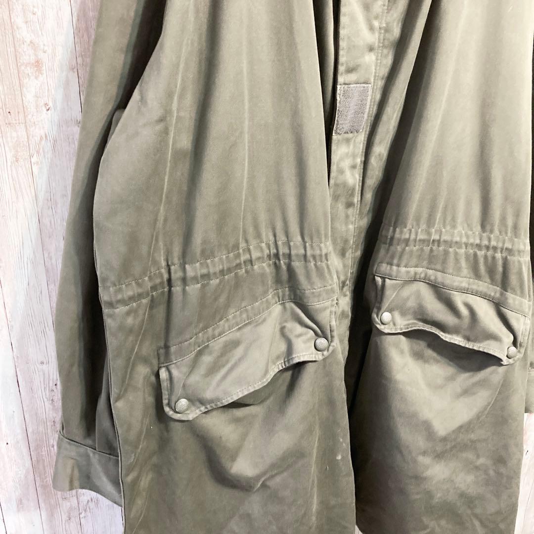 良品✨フランス軍 M64 モッズコート ライナー付き カーキ 古着 108L