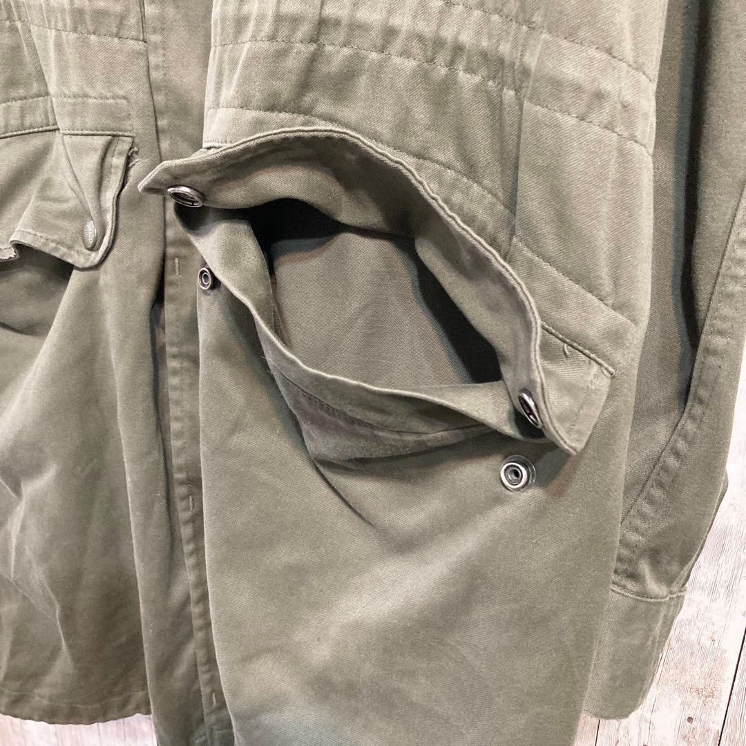 良品✨フランス軍 M64 モッズコート ライナー付き カーキ 古着 108L